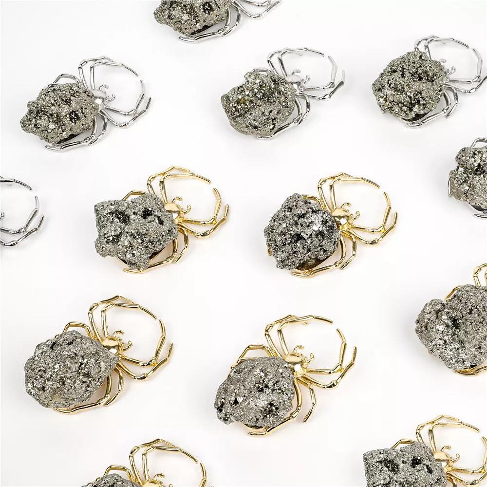 Pyrite Spiders